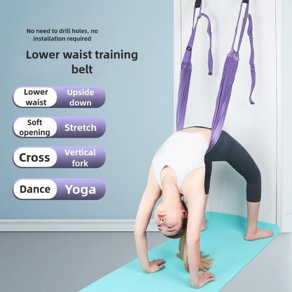 Aerial Yoga Hammock, 1 Count Home Yoga Stretching Belt, Yoga Band, Yoga & Pilates Equipment for Home Gym, Fitness Equipment for Women & Men