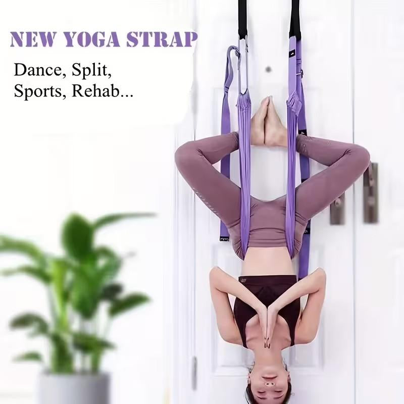 Aerial Yoga Hammock, 1 Count Home Yoga Stretching Belt, Yoga Band, Yoga & Pilates Equipment for Home Gym, Fitness Equipment for Women & Men